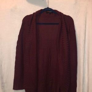 NWOT Red/Burgundy Cardigan